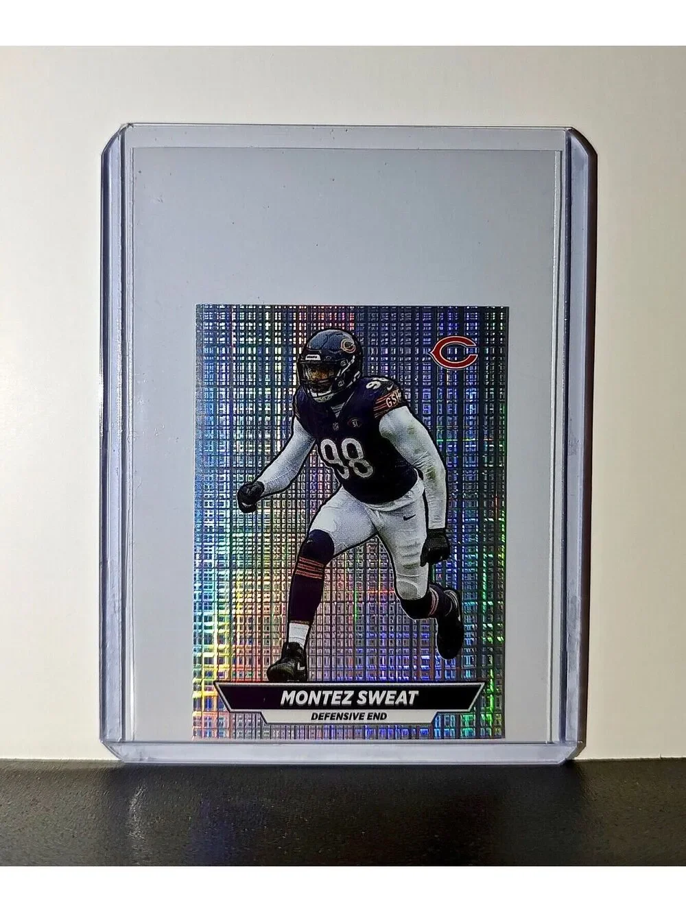 Montez Sweat 2024 Panini NFL Sticker #372 Foil Chicago Bears